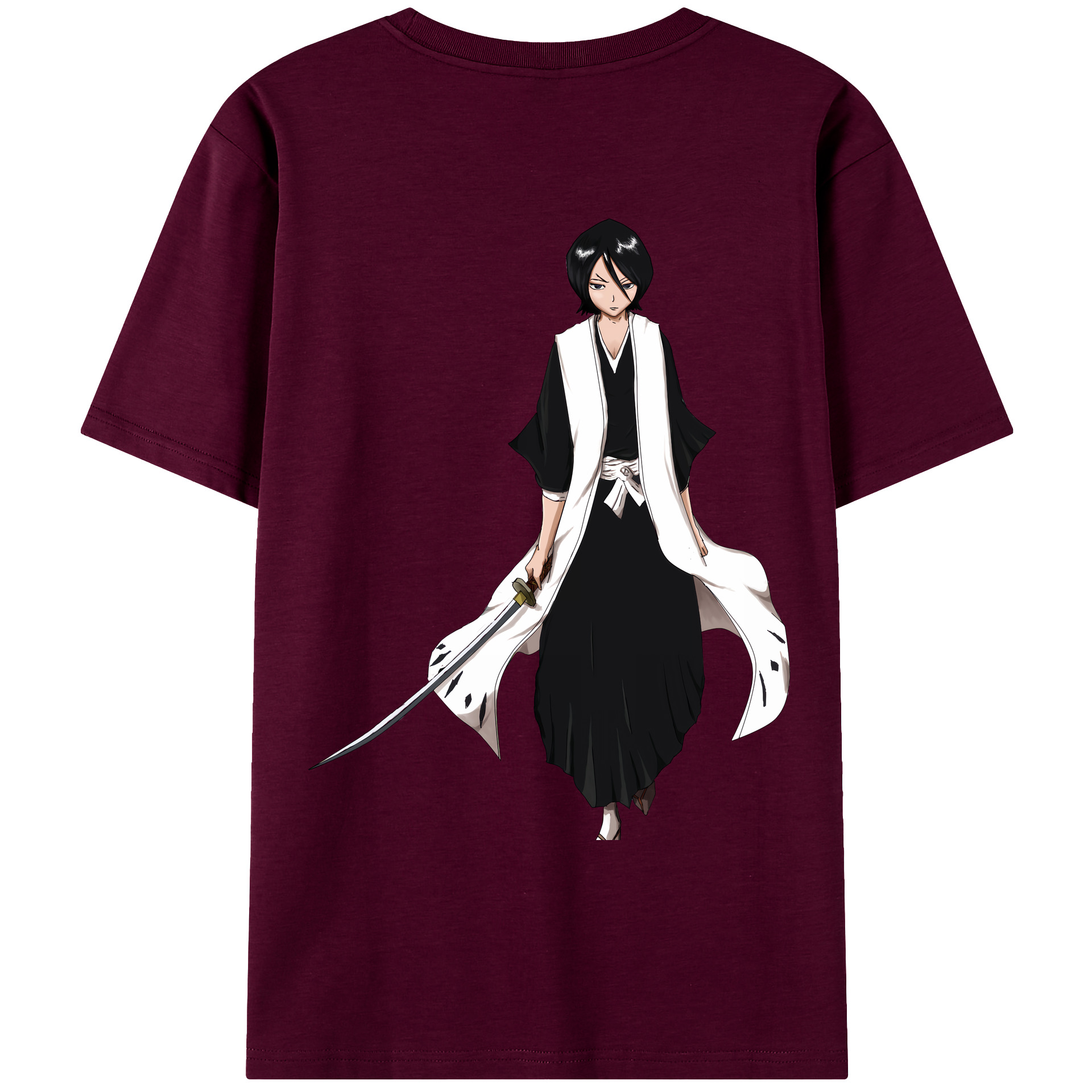 （画像用） ブリーチ 朽木ルキア BLEACH Kuchiki Rukia レディース半袖Tシャツ(バックプリント)